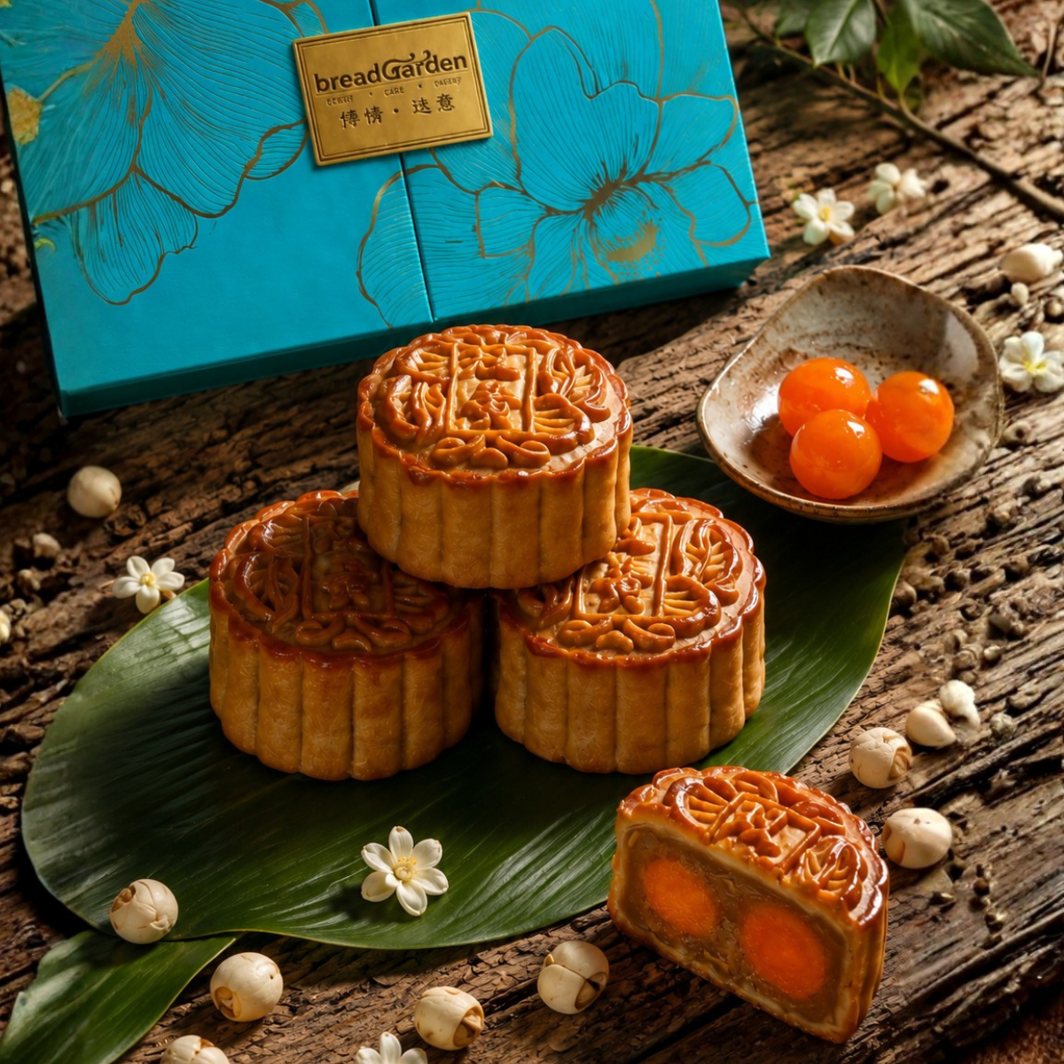 Premium Set - Baked Skin Mooncake