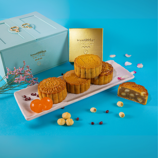 Sapphire Grandeur Set - Baked Skin Mooncake