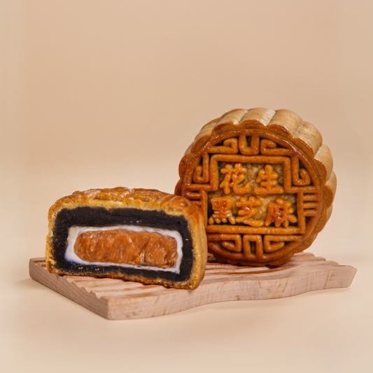 Mochi Nutty Sesame Baked Skin Mooncake