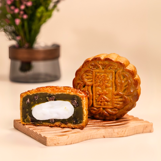 Mochi Matcha Azuki (Baked Skin)